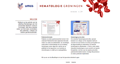 Desktop Screenshot of hematologiegroningen.nl